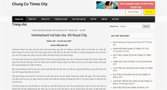Desktop Screenshot of chungcutimescity.vn
